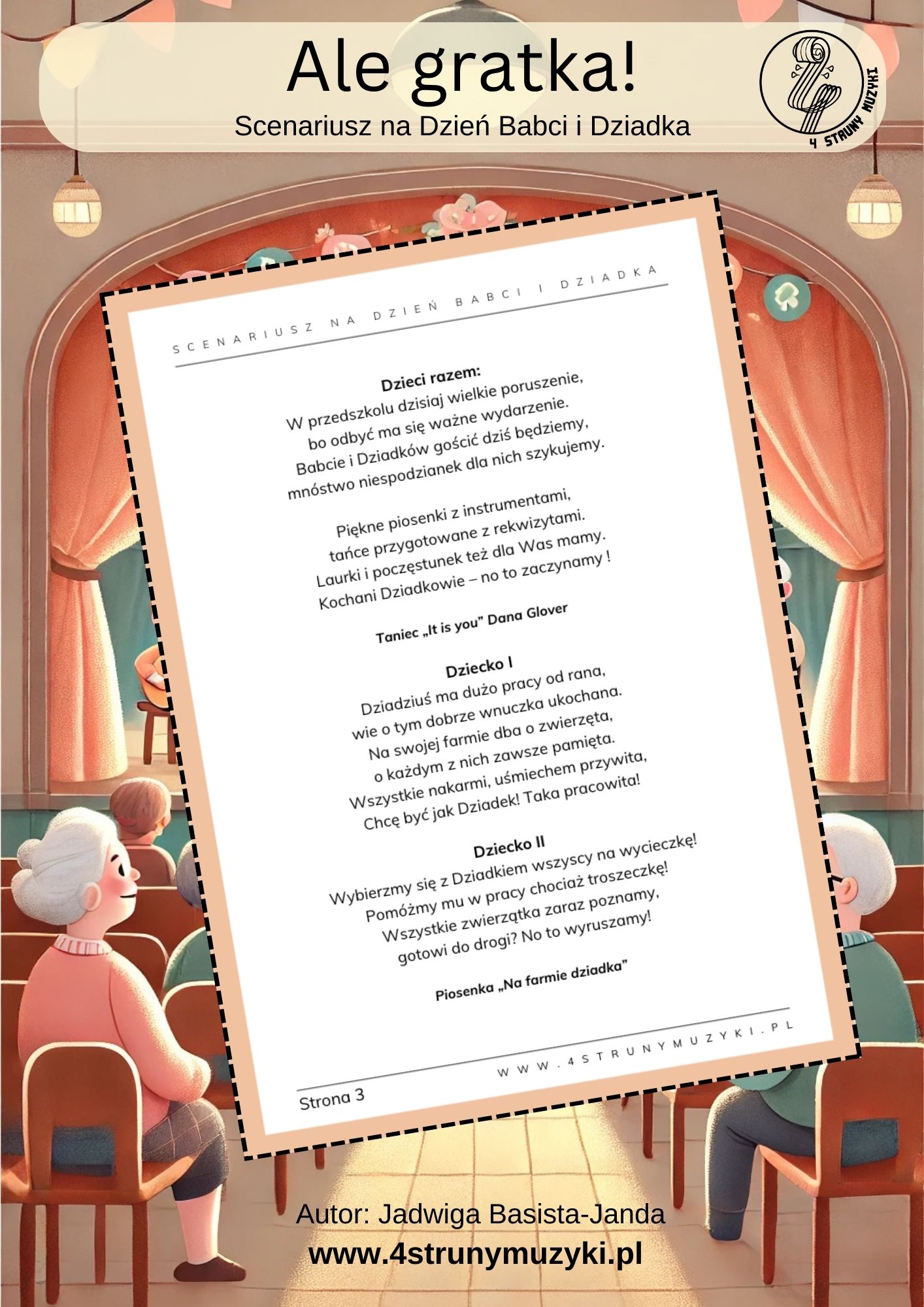 Scenariusz na Dzień Babci i Dziadka „Niezła gratka” - obrazek 2